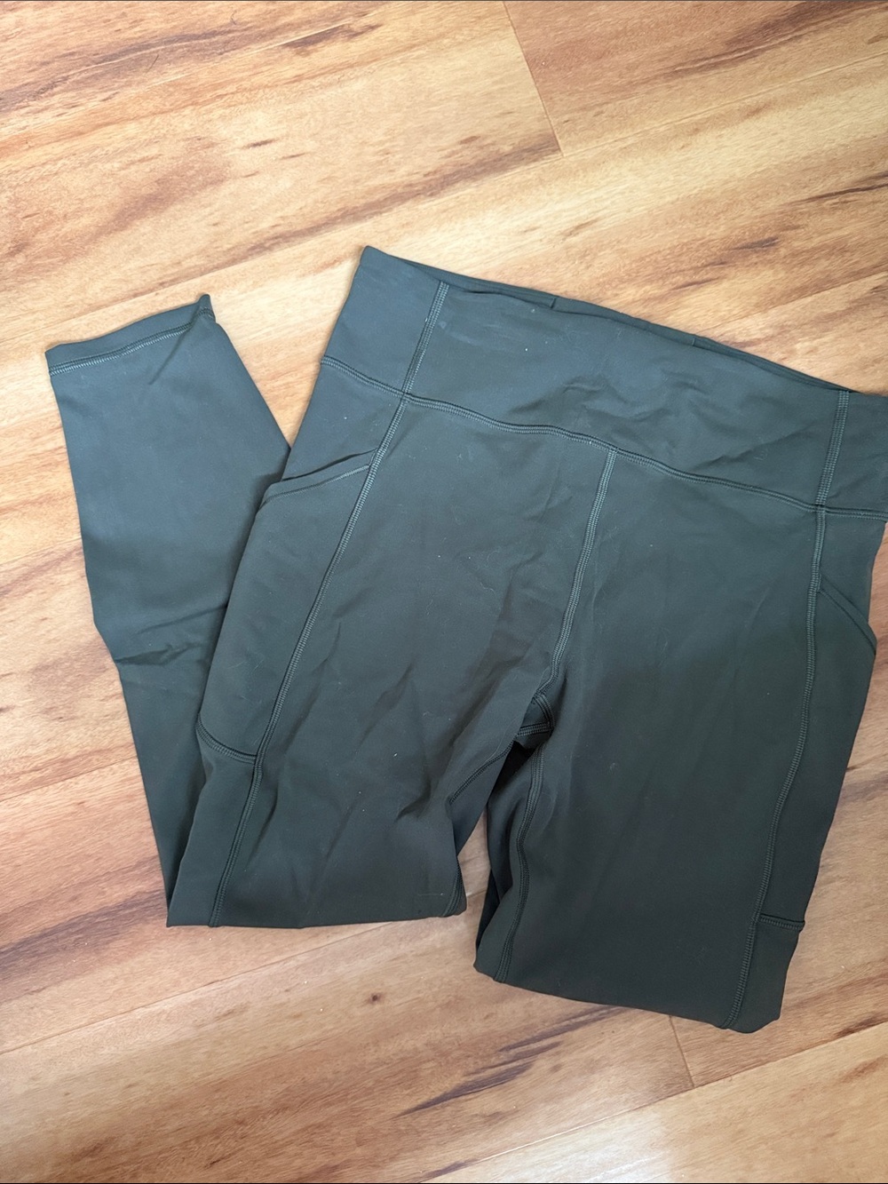 lululemon Olive Green High-Rise Leggings